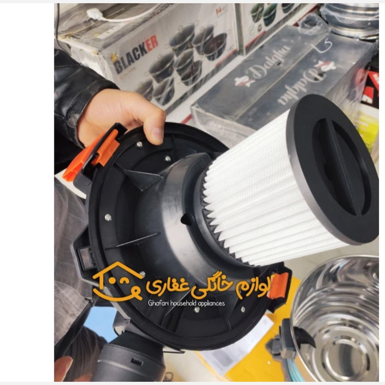 جاروبرقی سطلی 30لیتری 3000 فیلتر دار
