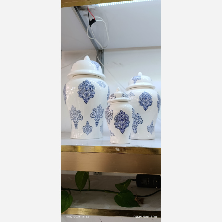 مدل گنجشک جینجر جار چینی (در طرح های مختلف)